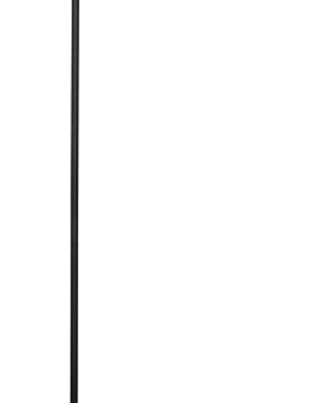 Frezoli Herzo Vloerlamp | Mat Zwart | H158 cm