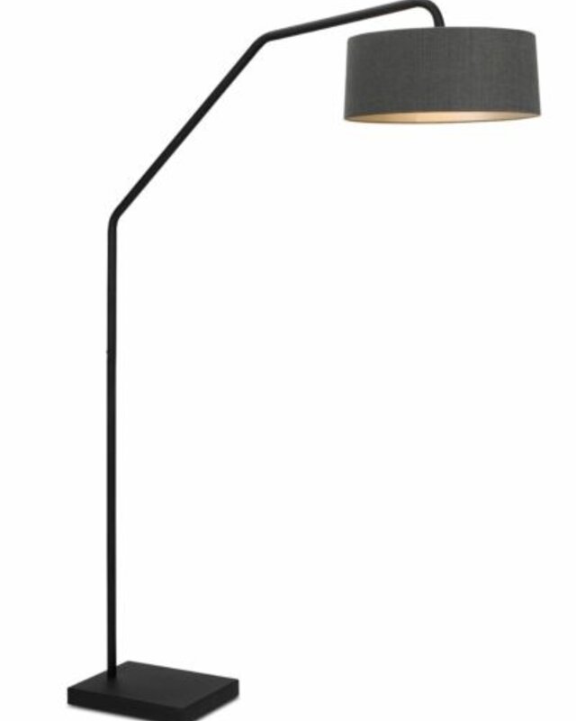 Frezoli Huges Vloerlamp | Mat Zwart | H200,7 cm