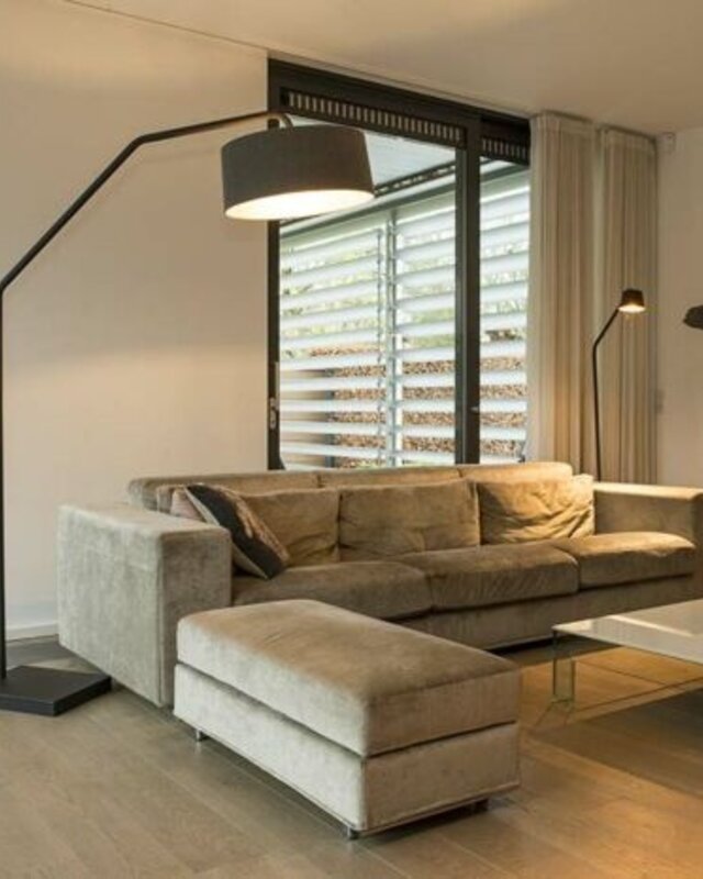 Frezoli Huges Vloerlamp | Mat Zwart | H200,7 cm