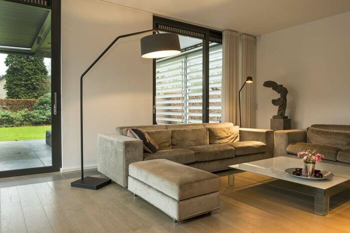Frezoli Huges Vloerlamp | Mat Zwart | H200,7 cm