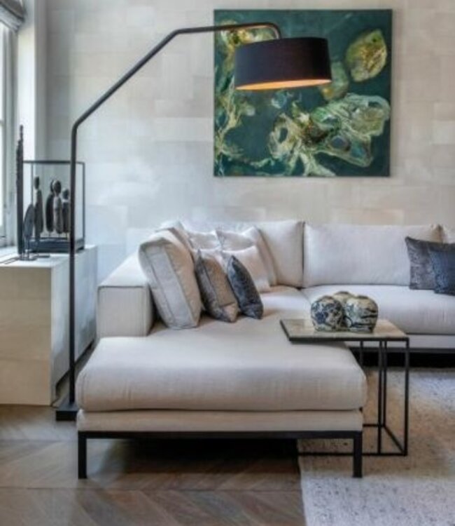 Frezoli Huges Vloerlamp | Mat Zwart | H200,7 cm