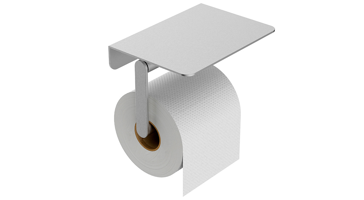 Wiesbaden Alonzo Toiletrolhouder Met Planchet | Veel Kleuren!
