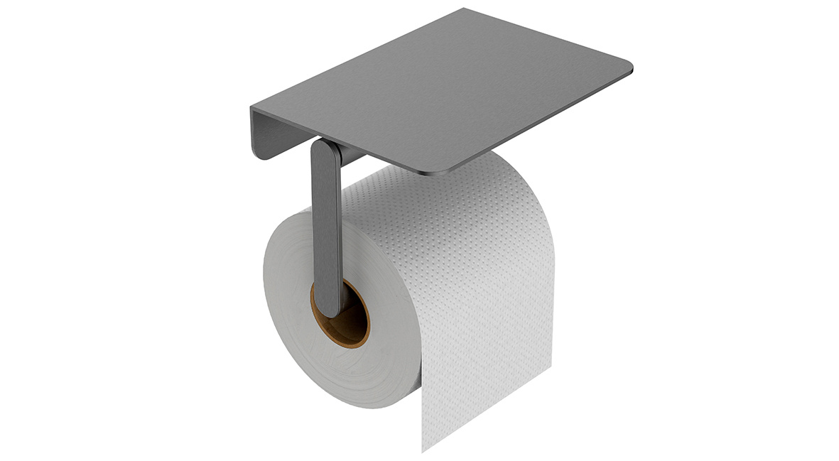 Wiesbaden Alonzo Toiletrolhouder Met Planchet | Veel Kleuren!