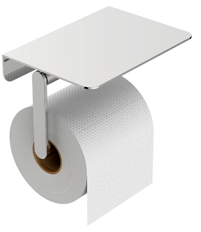 Wiesbaden Alonzo Toiletrolhouder Met Planchet | Veel Kleuren!