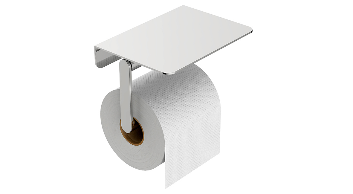 Wiesbaden Alonzo Toiletrolhouder Met Planchet | Veel Kleuren!