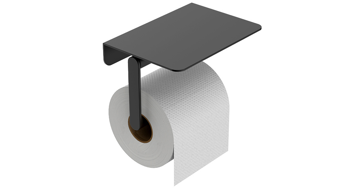 Wiesbaden Alonzo Toiletrolhouder Met Planchet | Veel Kleuren!