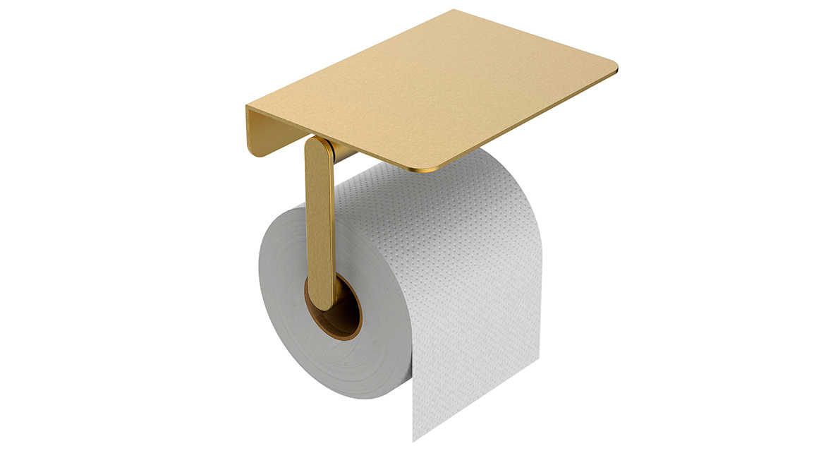Wiesbaden Alonzo Toiletrolhouder Met Planchet | Veel Kleuren!