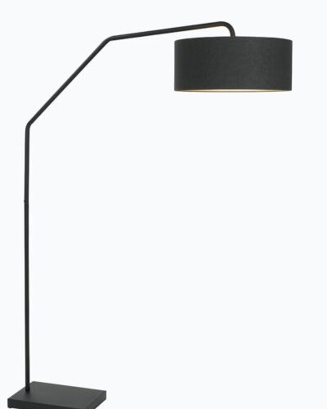 Frezoli Huges Vloerlamp XXL | Mat Zwart | H235 cm