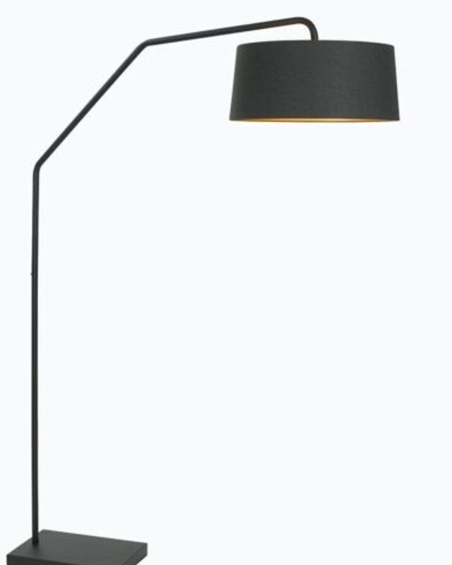 Frezoli Huges Vloerlamp XXL | Mat Zwart | H235 cm