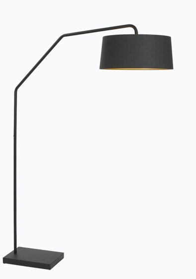 Frezoli Huges Vloerlamp XXL | Mat Zwart | H235 cm