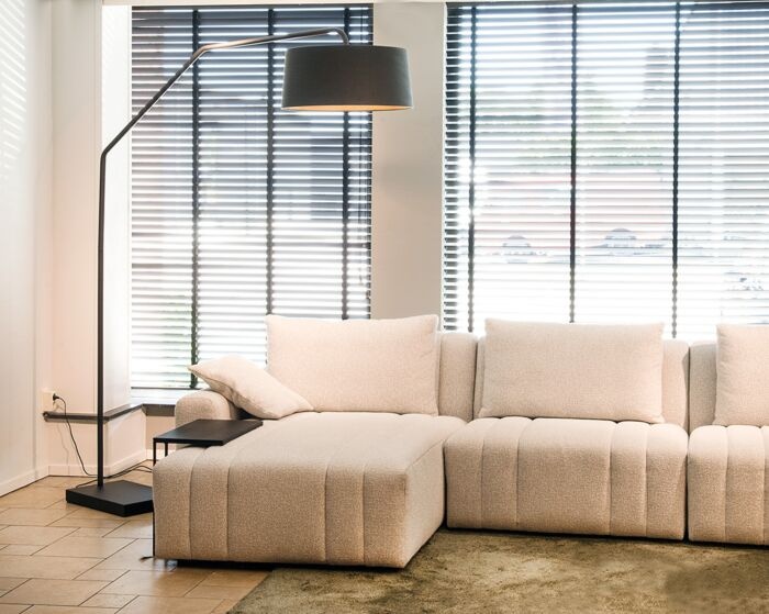Frezoli Huges Vloerlamp XXL | Mat Zwart | H235 cm