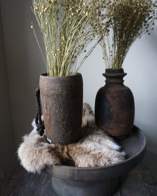 Aura Peeperkorn Nepalese Houten Pot | M