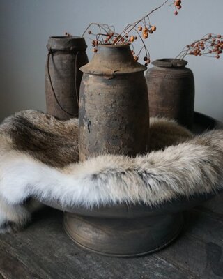 Aura Peeperkorn Nepalese Houten Pot | S