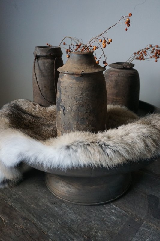Aura Peeperkorn Nepalese Houten Pot | S