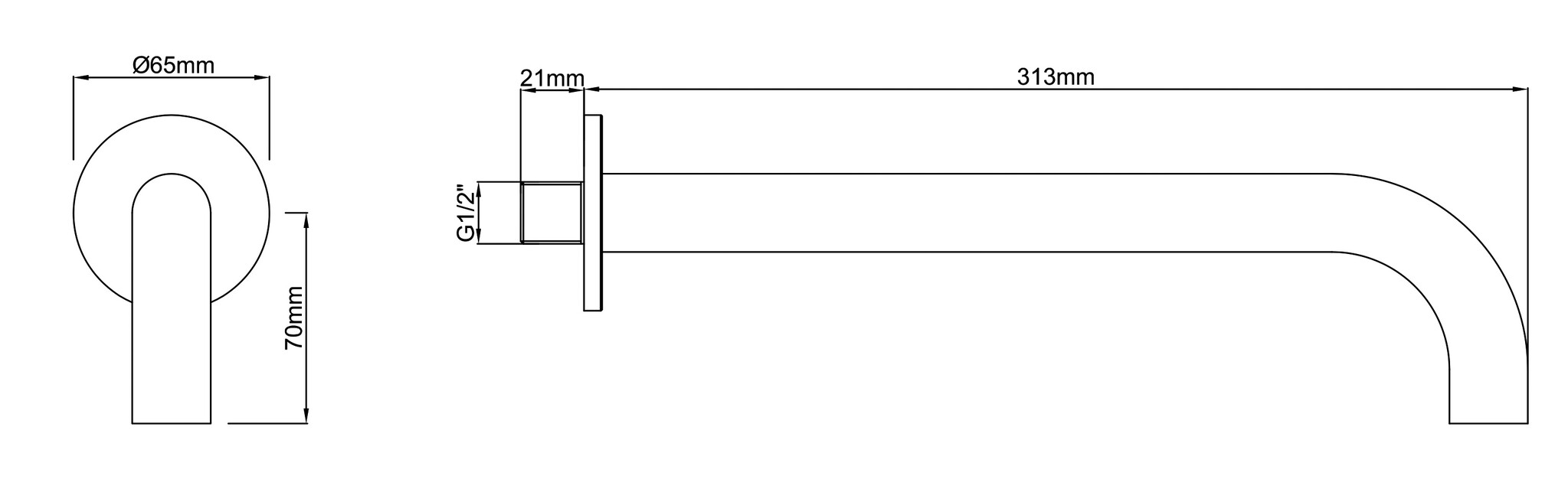 Wiesbaden Caral Baduitloop | 30 cm | Veel Kleuren!