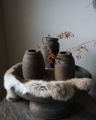 Aura Peeperkorn Nepalese Houten Pot | S