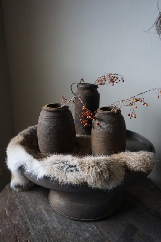 Aura Peeperkorn Nepalese Houten Pot | S