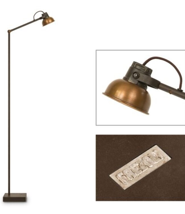 Frezoli Mazz Vloerlamp | Koper | H130-160 cm