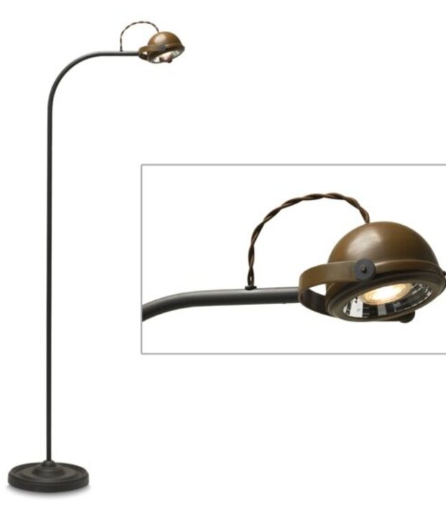 Frezoli Lupia Vloerlamp | Koper | H140 cm