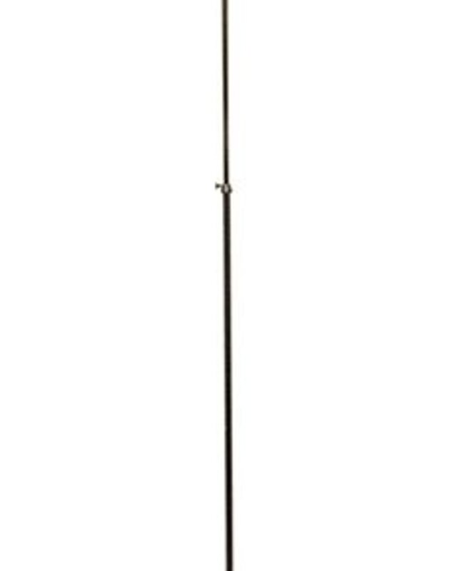 Frezoli Delphi Vloerlamp | Mat Zwart | H110-170 cm