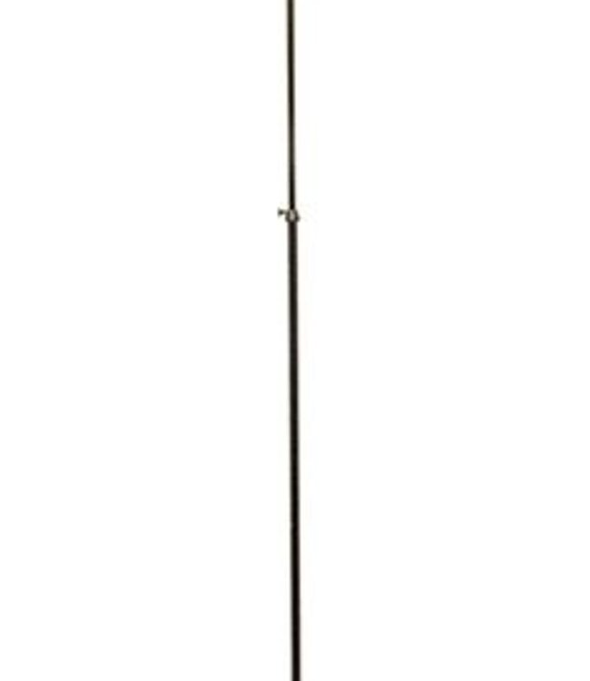 Frezoli Delphi Vloerlamp | Mat Zwart | H110-170 cm