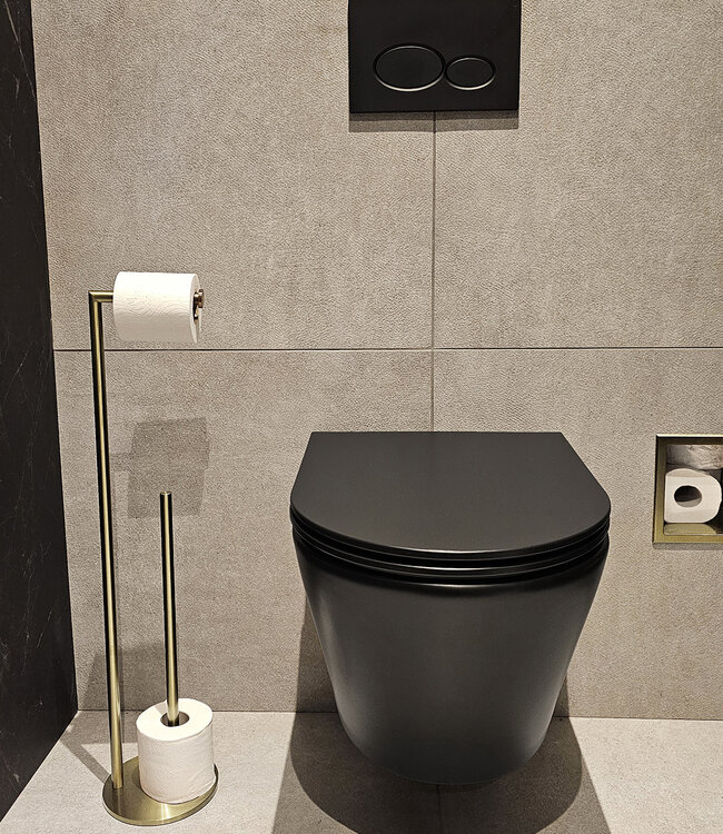 Wiesbaden Alonzo Toiletrolhouder Met Reserverolhouder | Veel Kleuren!