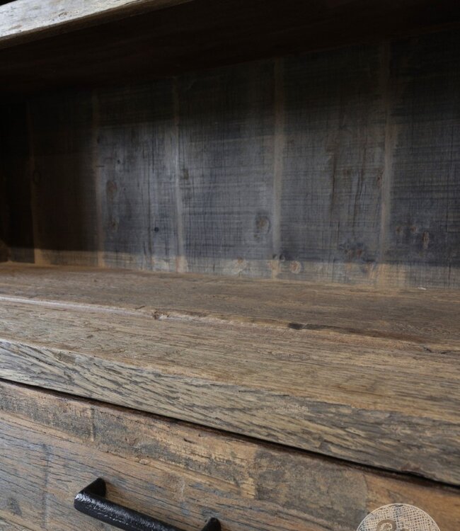 Be-Uniq Servieskast L | Oud Hout | H205xB150xD45 cm