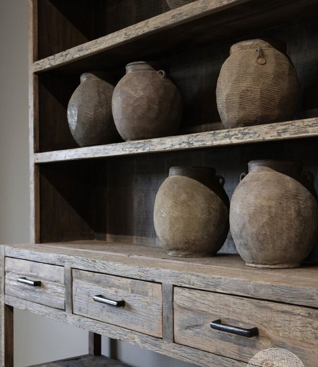 Be-Uniq Servieskast L | Oud Hout | H205xB150xD45 cm