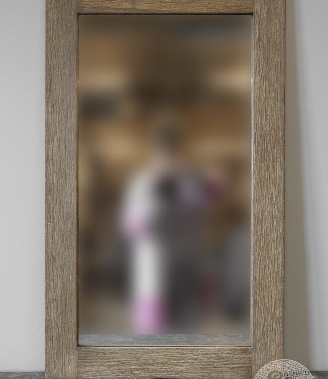 Be-Uniq Spiegel | Rustiek Oud Hout | In 2 Maten Verkrijgbaar