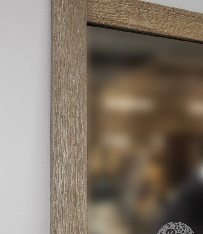 Be-Uniq Spiegel | Rustiek Oud Hout | In 2 Maten Verkrijgbaar