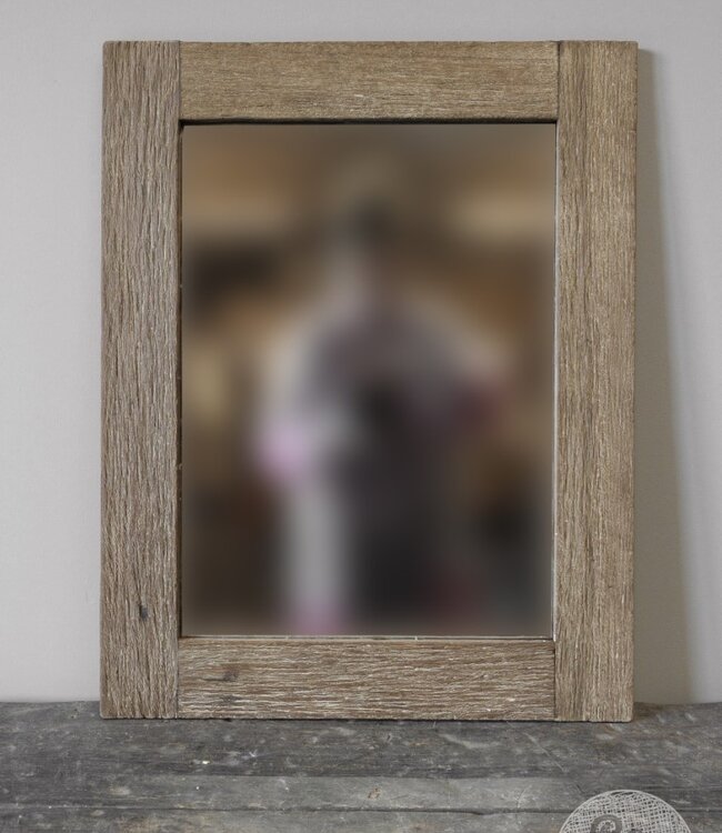 Be-Uniq Spiegel | Rustiek Oud Hout | In 2 Maten Verkrijgbaar