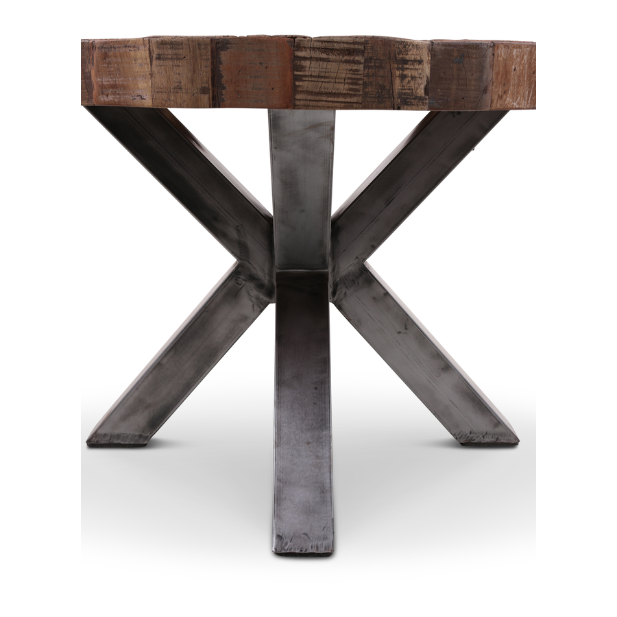 Rene Houtman Eettafel Teak Rond Barry | H79 x D136 cm