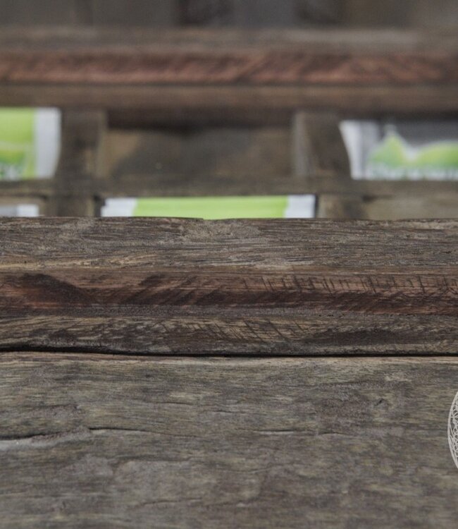 Be-Uniq Houten Theedoos Lena | H10 x B24 x D18 cm