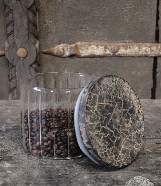 Be-Uniq Set Van 2 Glazen Potten | H11 x B12 x D12 cm