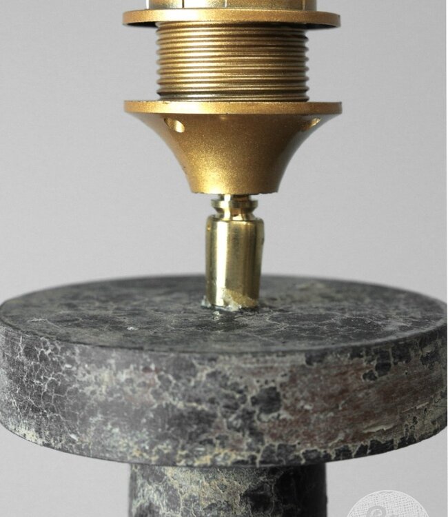 Be-Uniq Houten Vloerlamp | Grijs | H135 x B23 x D23 cm