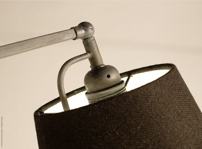 Frezoli Penneli Vloerlamp | Mat Zwart | H115 - 165 cm