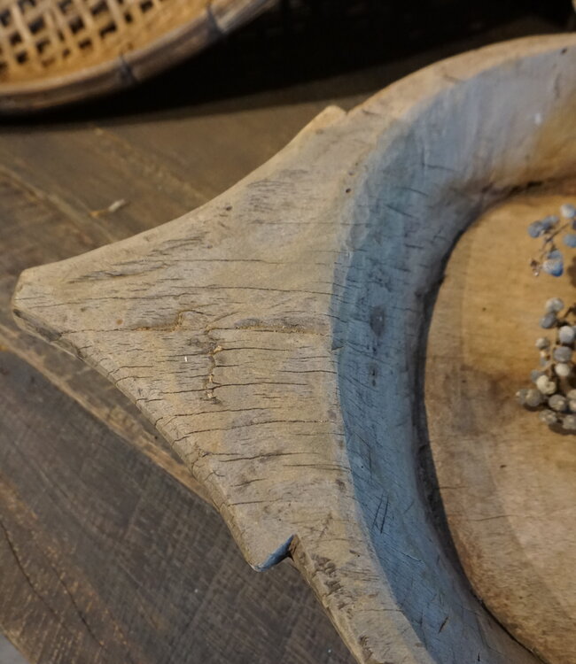 Rene Houtman Houten Chapati Schaal | H8 x B64 x D38 cm