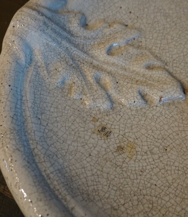 PTMD Antieke Schaal | H8 x D40 cm | Wit