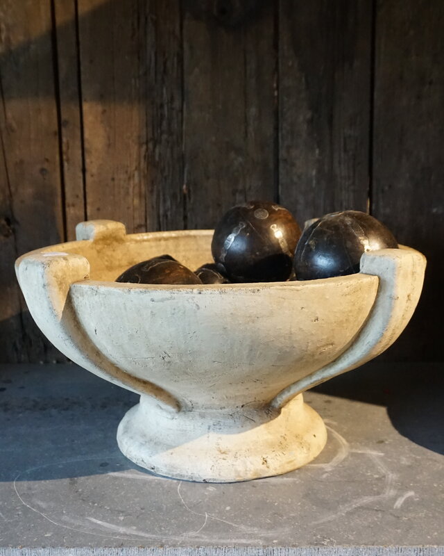 PTMD Schaal Op Voet | Tweedekansje | H25 x D50 cm