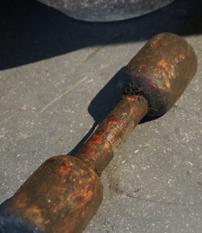 Rene Houtman Houten Vijzel | Rustiek Verweerd | L22 x D5 cm