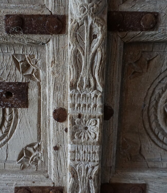 Rene Houtman Rustiek Verweerde Deurenset | Wit | H135 x B75 cm