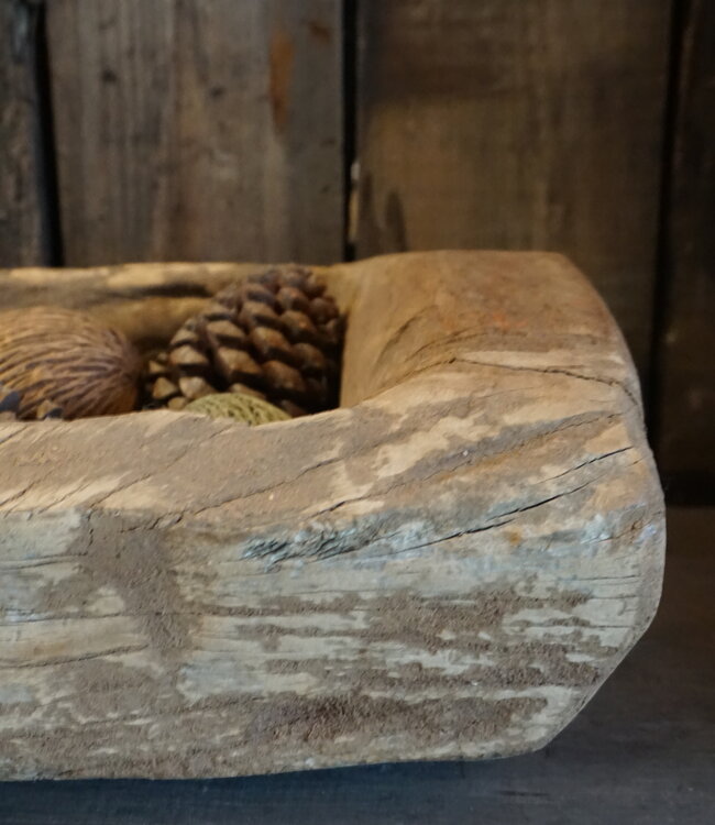 Rene Houtman Oud Houten Trog | H25 x B74 x D27 cm