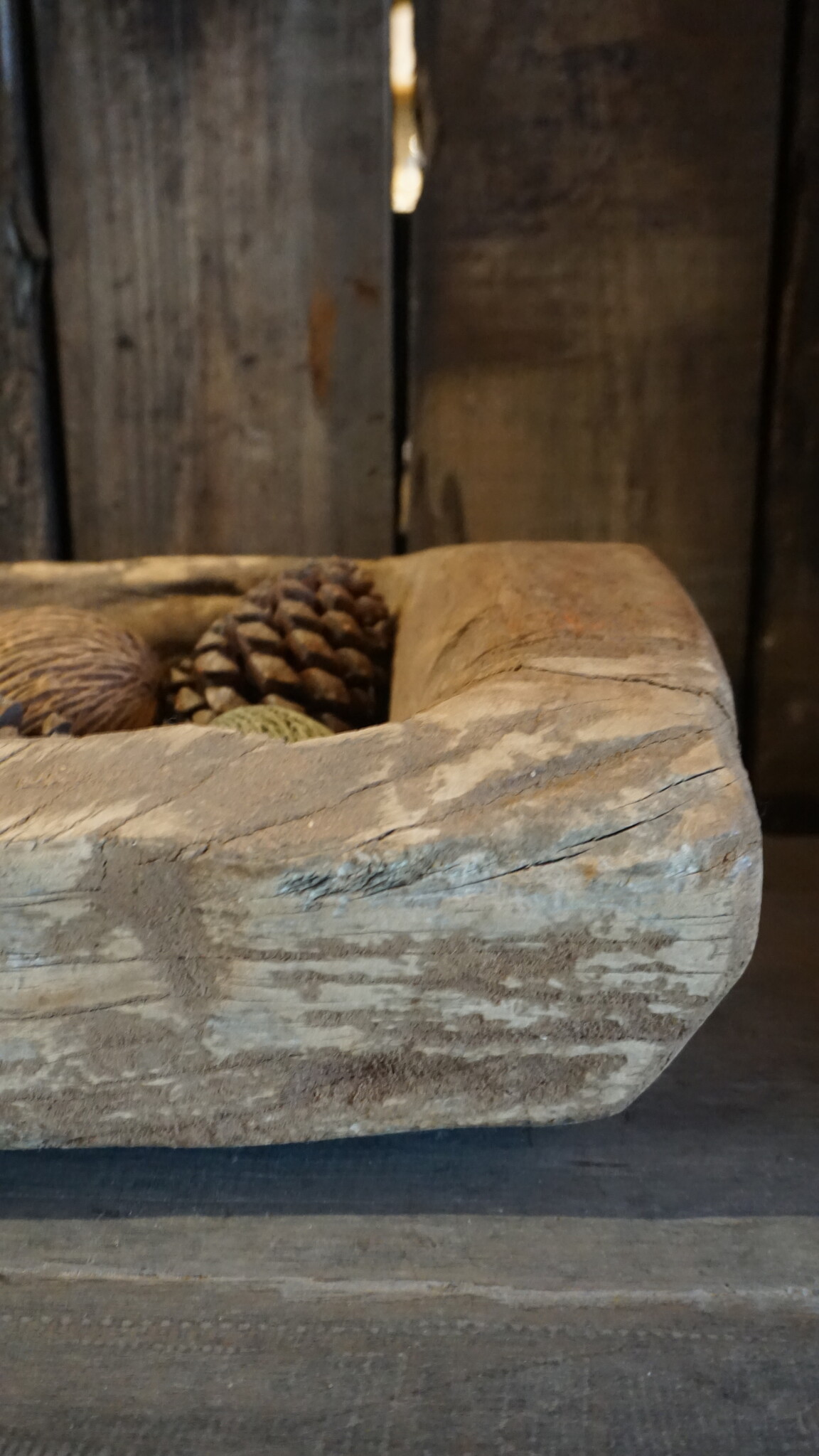 Rene Houtman Oud Houten Trog | H25 x B74 x D27 cm