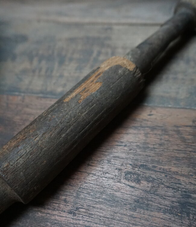 Rene Houtman Decoratieve Houten Vijzel | L34 cm