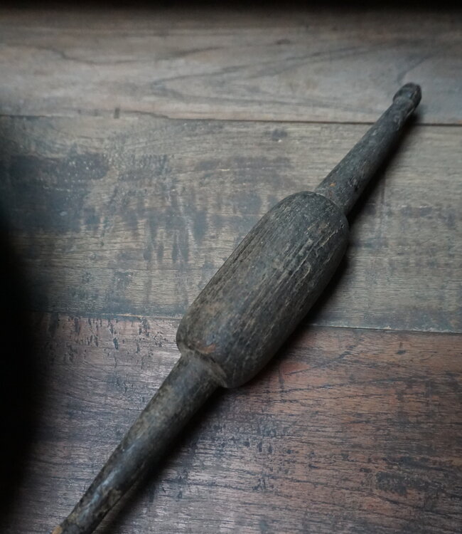 Rene Houtman Decoratieve Houten Vijzel | L28 cm