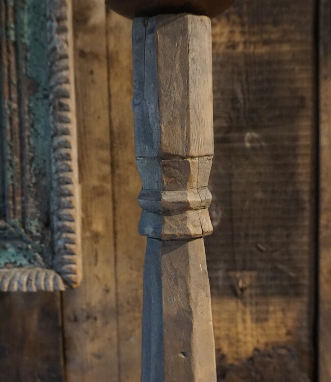 Rene Houtman Houten Kaarsenstandaard | H60 cm | Kies Variant!