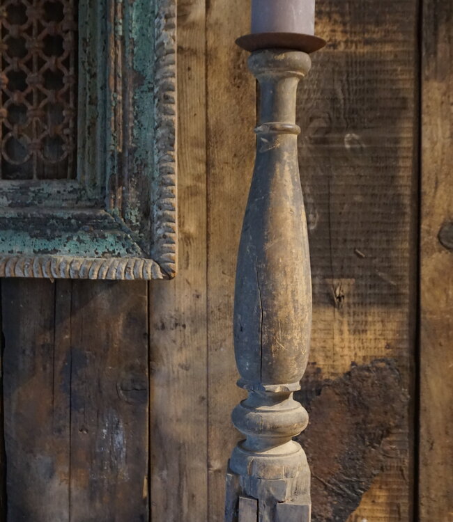 Rene Houtman Houten Kaarsenstandaard | H60 cm | Kies Variant!