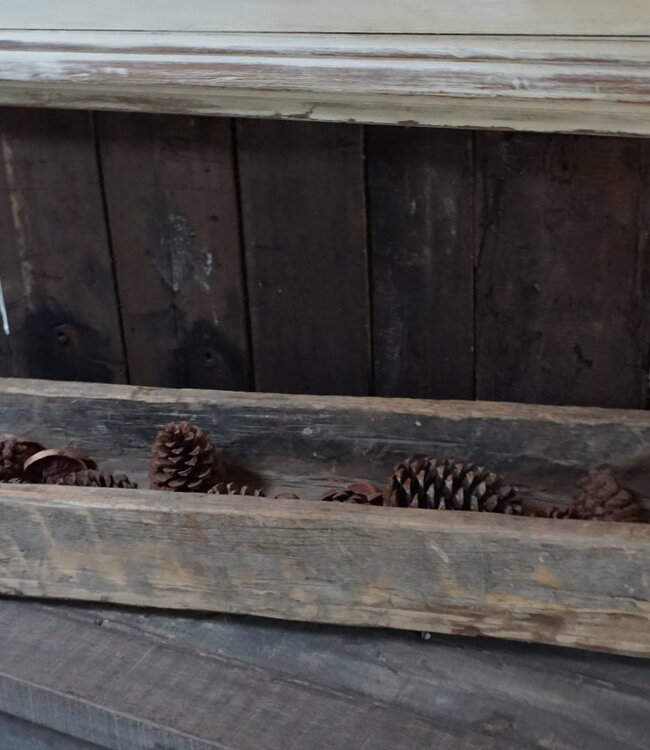 Rene Houtman Oud Houten Trog | H15 x B143 x D27 cm