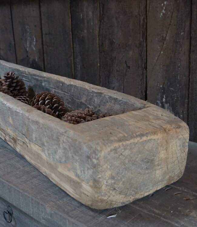 Rene Houtman Oud Houten Trog | H15 x B143 x D27 cm