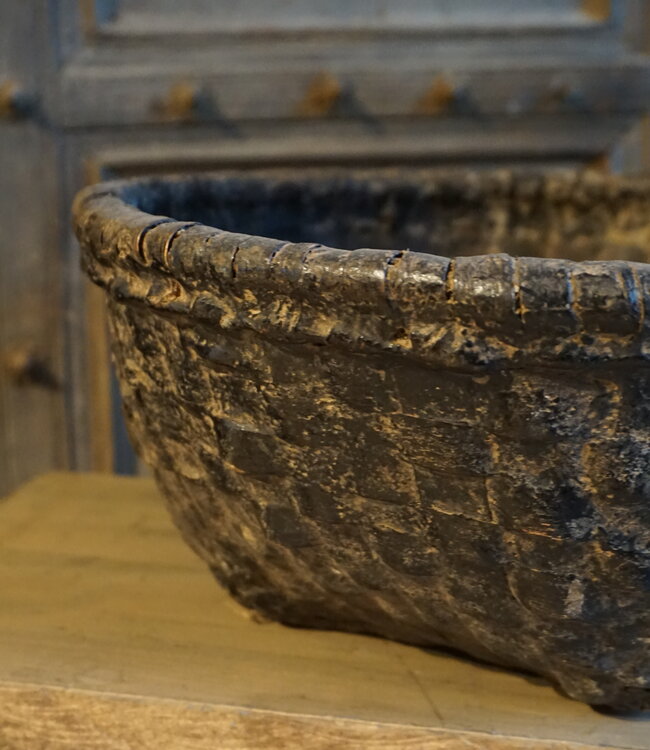 Rene Houtman Authentieke Oude Rijstmand | H16 x D36 cm